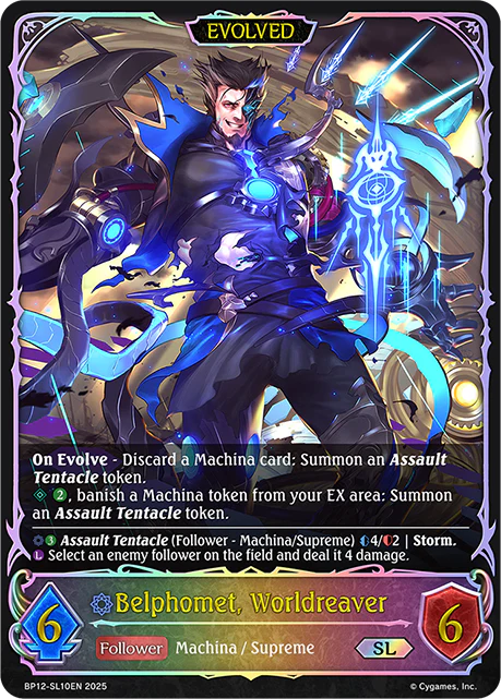 Belphomet, Worldreaver (Evolved) - BP-12: Worldreaver's Descent & Dominion of Darkness