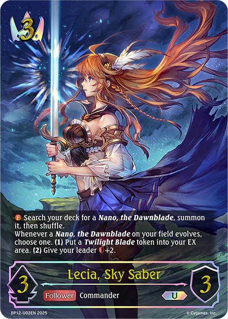 Lecia, Sky Saber - BP-12: Worldreaver's Descent & Dominion of Darkness