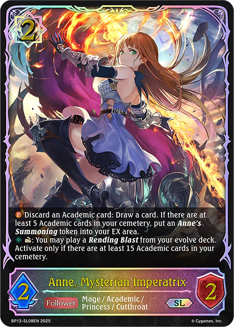Anne, Mysterian Imperatrix - BP-13: Worldreaver's Descent & Dominion of Darkness