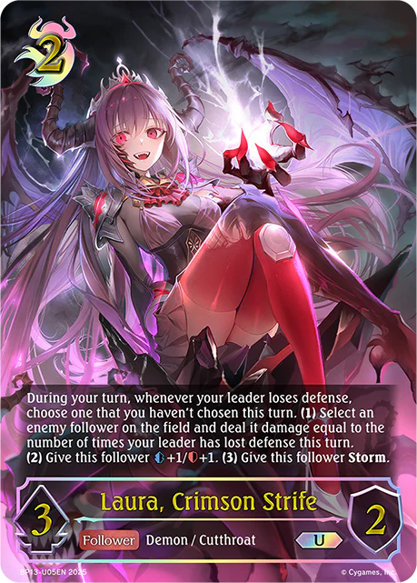 Laura, Crimson Strife - BP-13: Worldreaver's Descent & Dominion of Darkness
