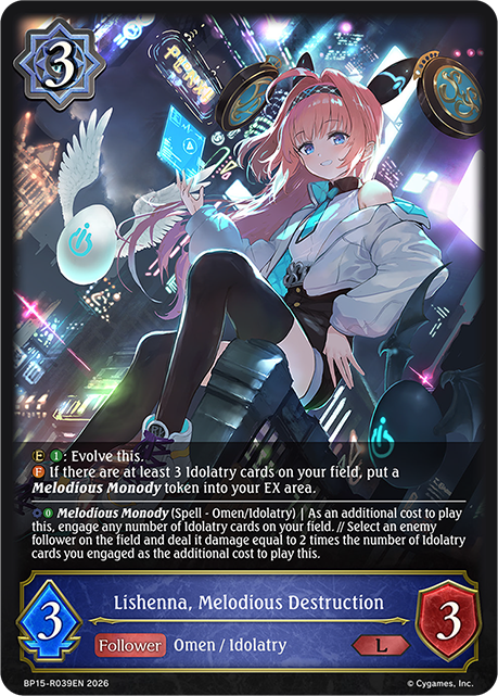 Lishenna, Melodious Destruction (Reprint) - BP-19/20: Eightfold Retribution & Omens and Heirs
