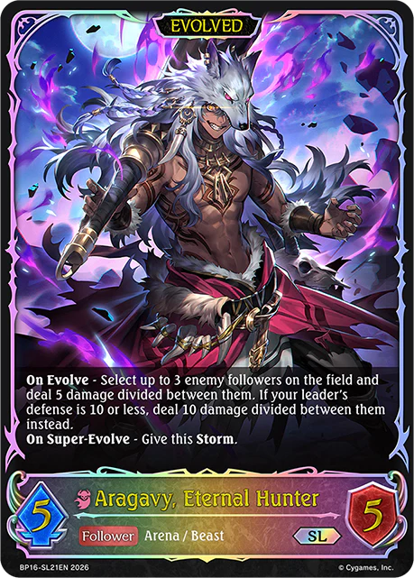 Aragavy, Eternal Hunter (Evolved) - BP-16: New World Genesis