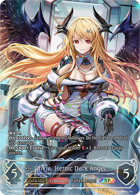 Olivia, Heroic Dark Angel (Evolved) - BP-16: New World Genesis