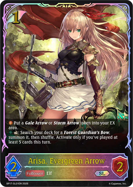 Arisa, Evergreen Arrow - BP-17
