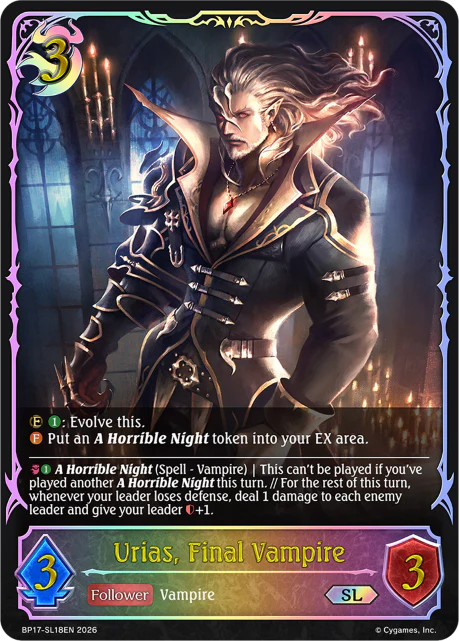 Urias, Final Vampire - BP-17: Convergent Destinies