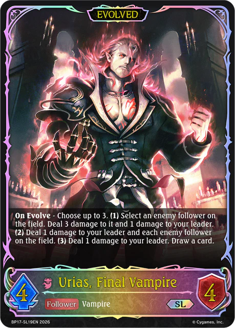 Urias, Final Vampire (Evolved) - BP-17: Convergent Destinies