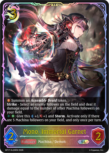Mono, Immortal Garnet - BP-17: Convergent Destinies