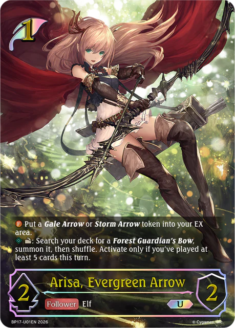 Arisa, Evergreen Arrow - BP-17: Convergent Destinies