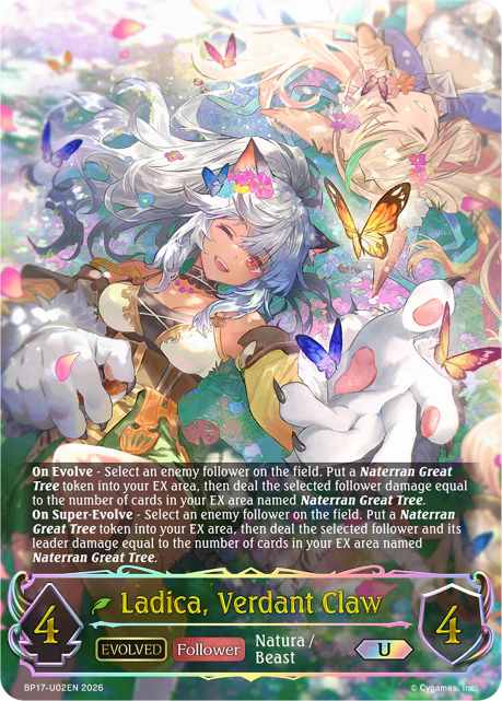 Ladica, Verdant Claw (Evolved) - BP-17: Convergent Destinies
