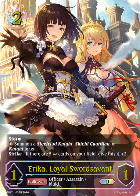Erika, Loyal Swordsavant - BP-17: Convergent Destinies