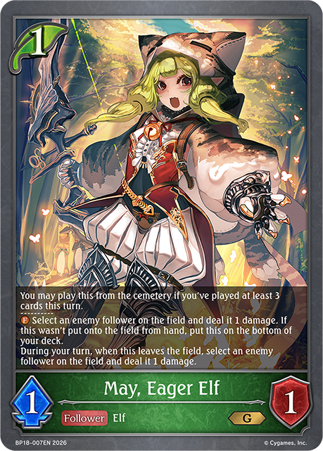 May, Eager Elf - BP-18: Neometropolis