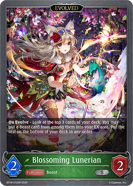 Blossoming Lunerian (Evolved) - BP-18: Neometropolis