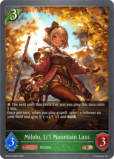 Milolo, Li'l Mountain Lass - BP-18: Neometropolis