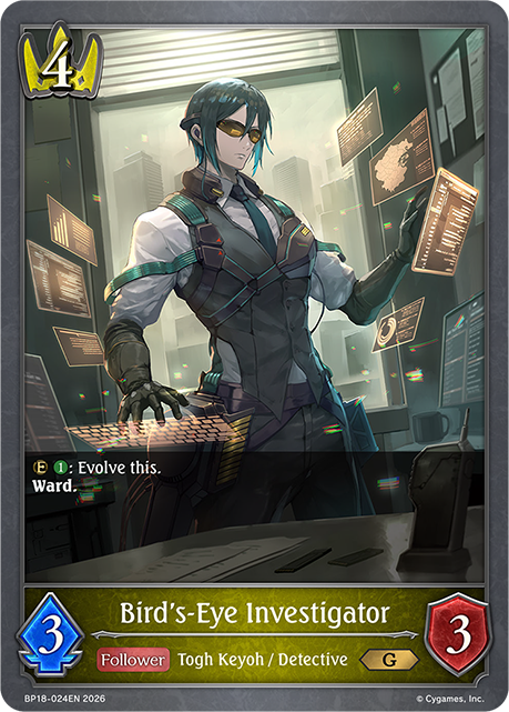 Bird's-Eye Investigator - BP-18: Neometropolis