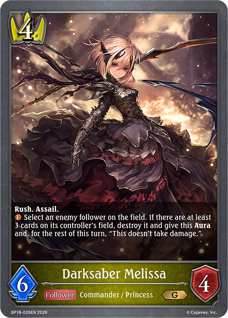 Darksaber Melissa - BP-18: Neometropolis