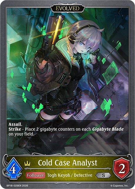 Cold Case Analyst (Eveolved) - BP-18: Neometropolis