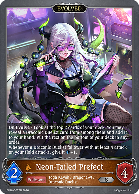 Neon-Tailed Prefect (Evolved) - BP-18: Neometropolis