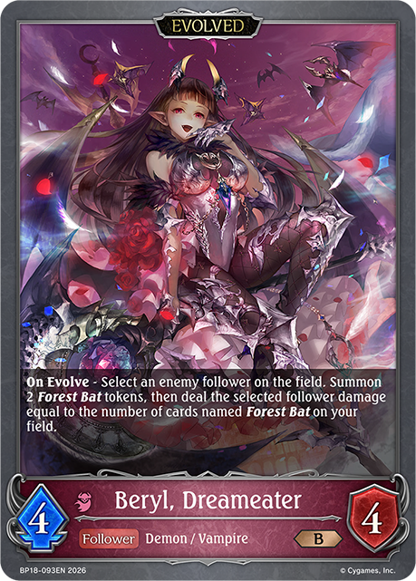 Beryl, Dreameater (Evolved) - BP-18: Neometropolis