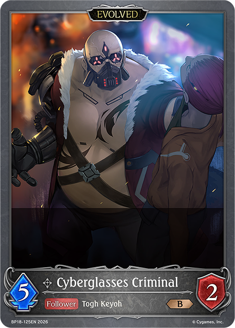 Cyberglasses Criminal (Evolved) - BP-18: Neometropolis