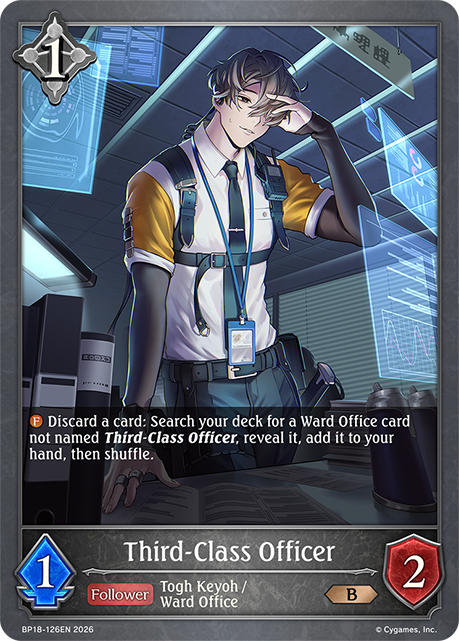 Third-Class Officer - BP-18: Neometropolis