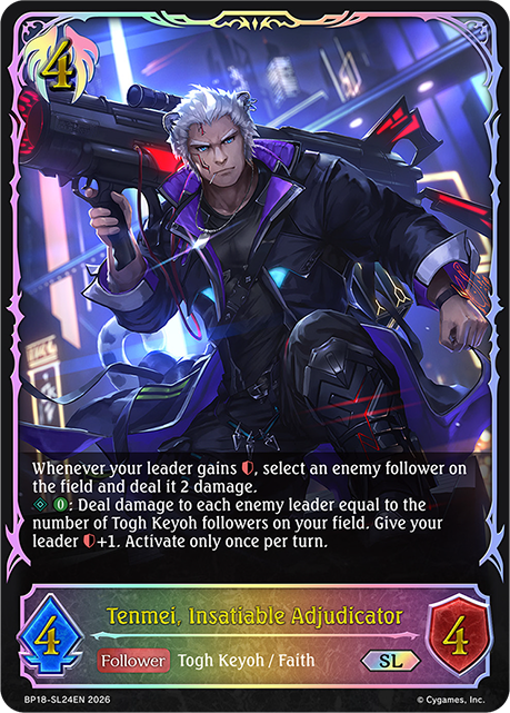 Tenmei, Insatiable Adjudicator - BP-18: Neometropolis