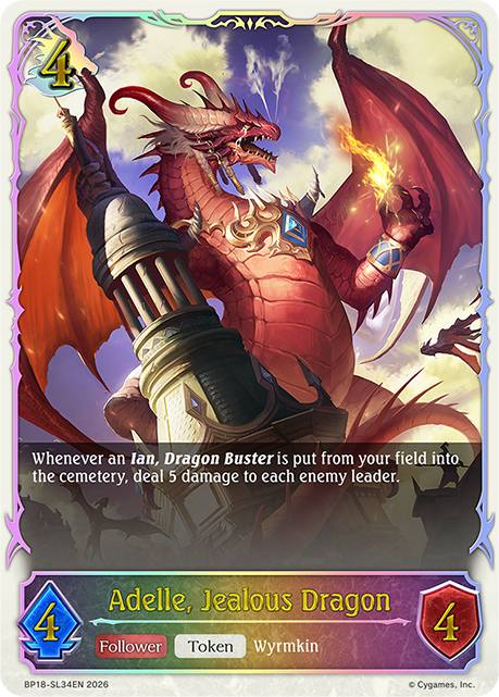 Adelle, Jealous Dragon - BP-18: Neometropolis