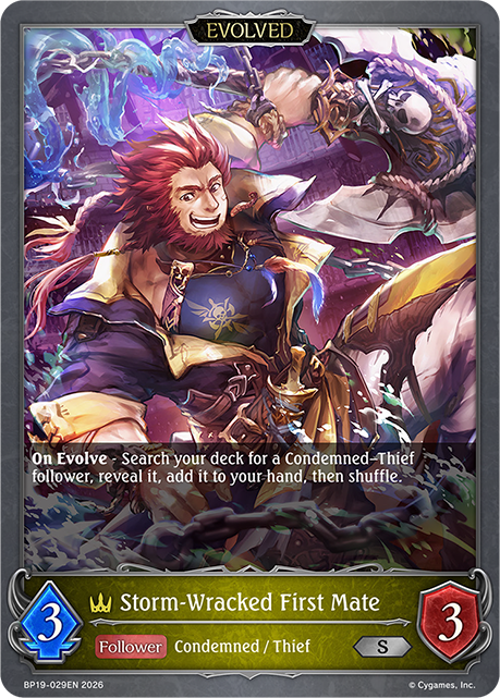 Storm-Wracked First Mate (Evolved) - BP-19/20: Eightfold Retribution & Omens and Heirs