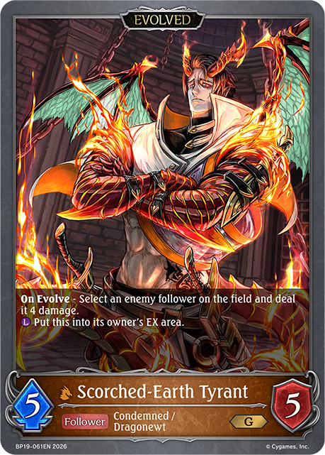 Scorched-Earth Tyrant (Evolved) - BP-19/20: Eightfold Retribution & Omens and Heirs