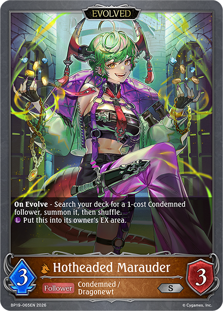 Hotheaded Marauder (Evolved) - BP-19/20: Eightfold Retribution & Omens and Heirs