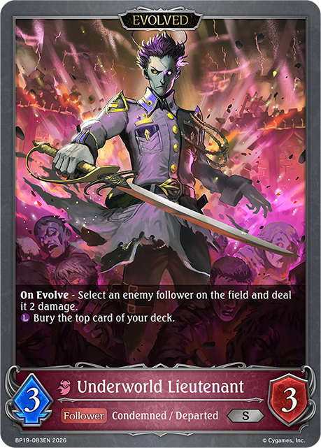 Underworld Lieutenant (Evolved) - BP-19/20: Eightfold Retribution & Omens and Heirs
