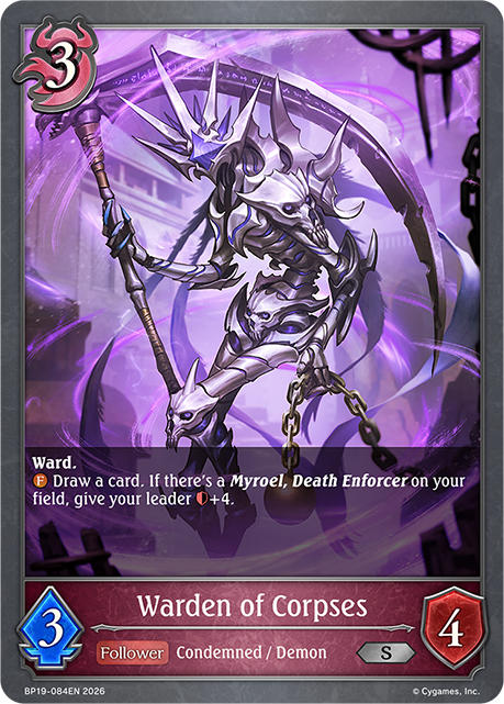 Warden of Corpses - BP-19/20: Eightfold Retribution & Omens and Heirs