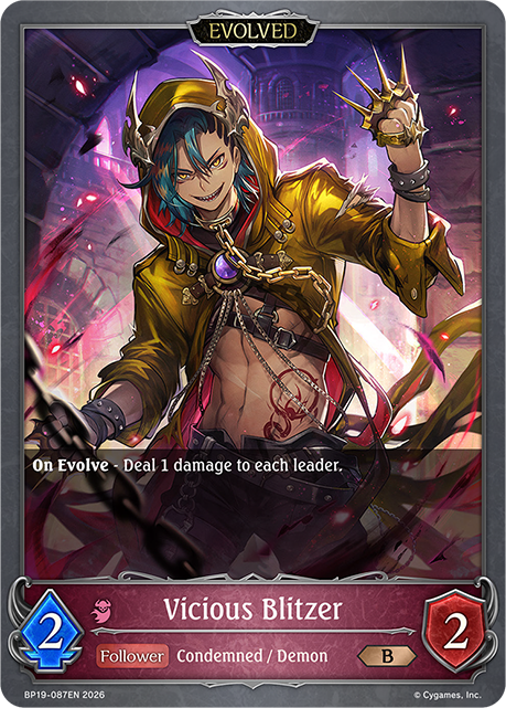 Vicious Blitzer (Evolved) - BP-19/20: Eightfold Retribution & Omens and Heirs