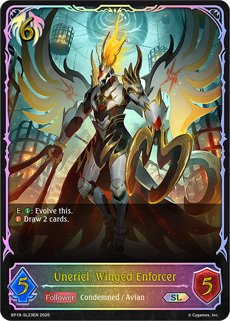 Uneriel, Winged Enforcer - BP-19/20: Eightfold Retribution & Omens and Heirs