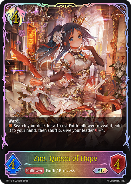 Zoe, Queen of Hope - BP-19/20: Eightfold Retribution & Omens and Heirs