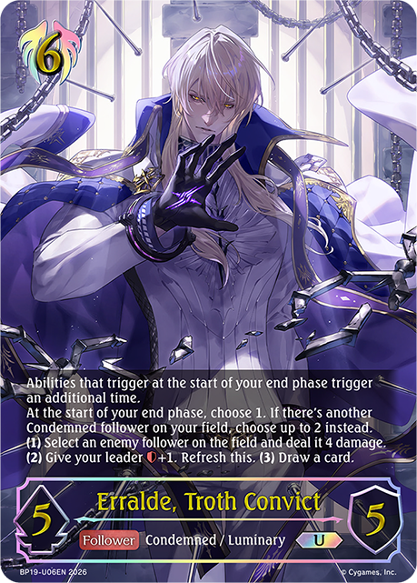 Erralde, Troth Convict - BP-19/20: Eightfold Retribution & Omens and Heirs