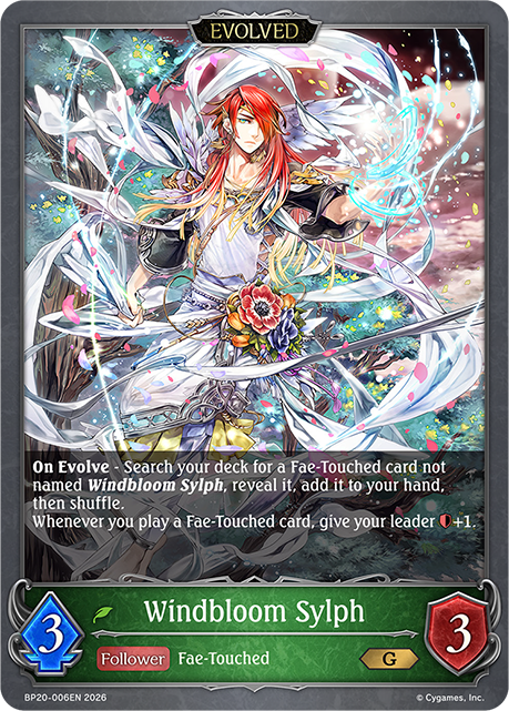 Windbloom Sylph (Evolved) - BP-19/20: Eightfold Retribution & Omens and Heirs