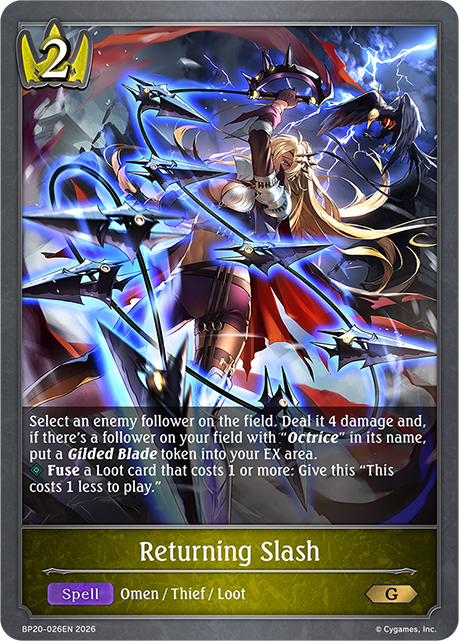 Returning Slash - BP-19/20: Eightfold Retribution & Omens and Heirs