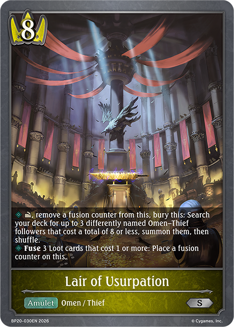 Lair of Usurpation - BP-19/20: Eightfold Retribution & Omens and Heirs
