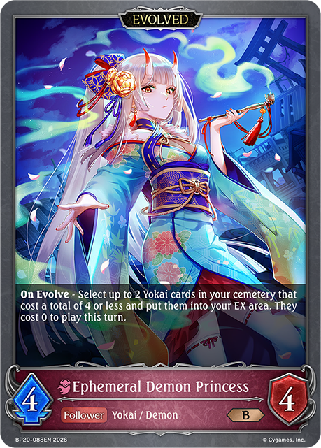 Ephemeral Demon Princess (Evolved) - BP-19/20: Eightfold Retribution & Omens and Heirs
