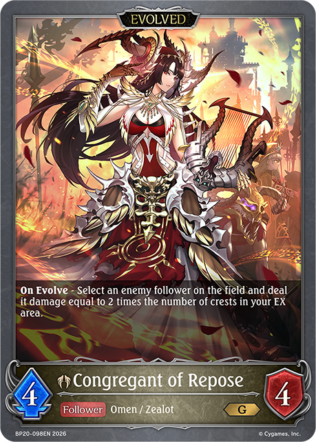 Congregant of Repose (Evolved) - BP-19/20: Eightfold Retribution & Omens and Heirs