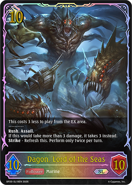 Dagon, Lord of the Seas - BP-19/20: Eightfold Retribution & Omens and Heirs
