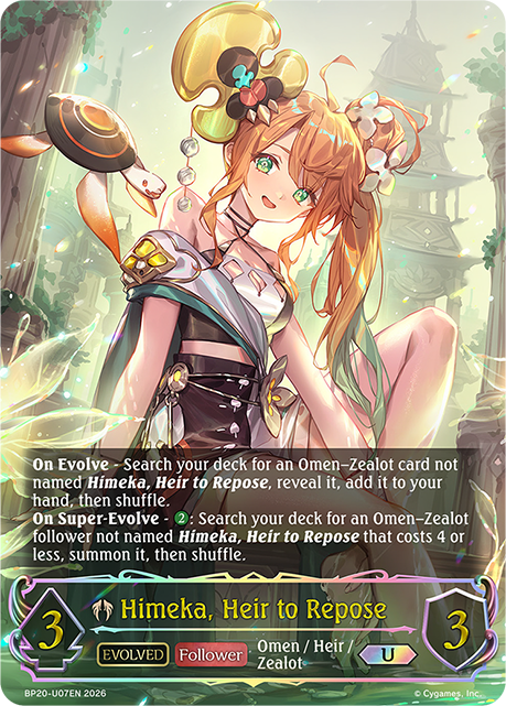 Himeka, Heir to Repose (Evolved) - BP-19/20: Eightfold Retribution & Omens and Heirs