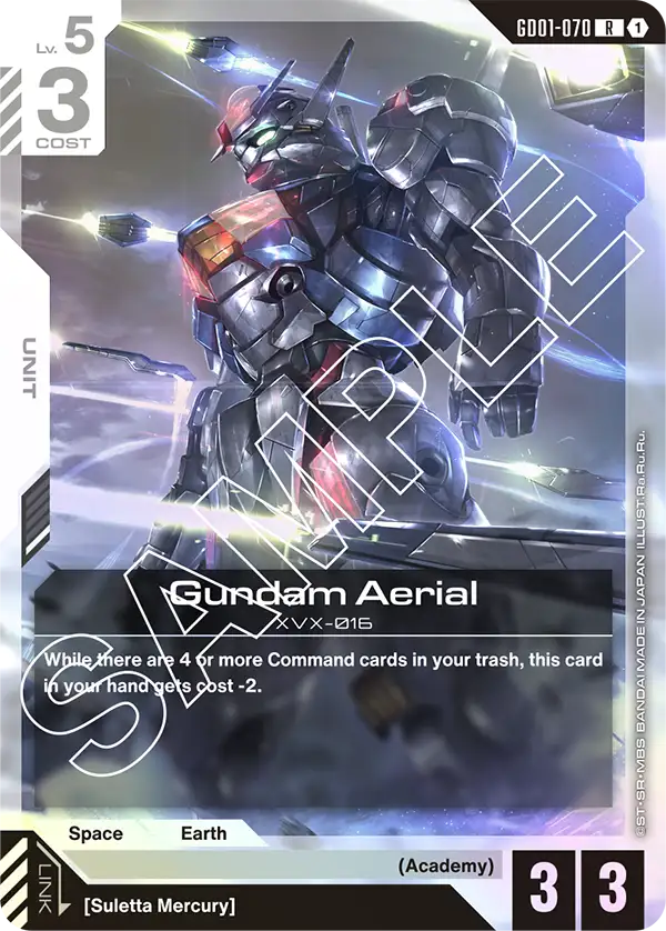 Gundam Aerial Gundam GD-01: Newtype Rising