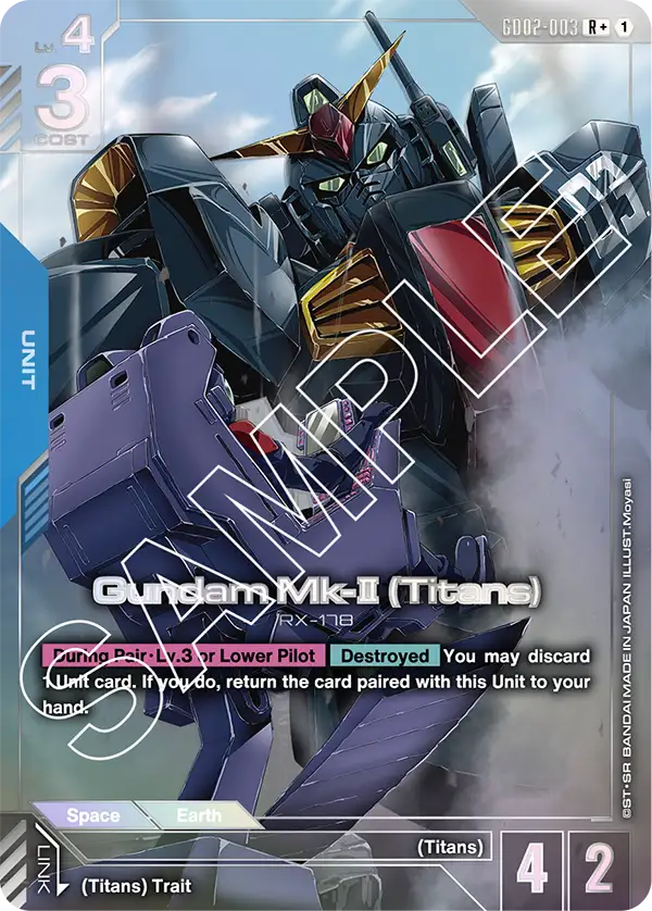 Gundam Mk-II (Titans) GD-02: Dual Impact