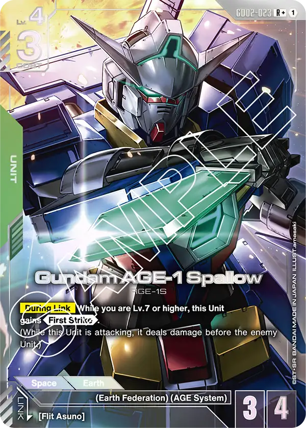 Gundam AGE-1 Spallow GD-02: Dual Impact