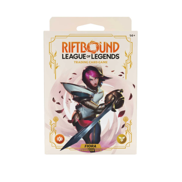 Riftbound: League of Legends Trading Card Game - Spiritforged Champion Deck - Fiora (Pre-Order)
