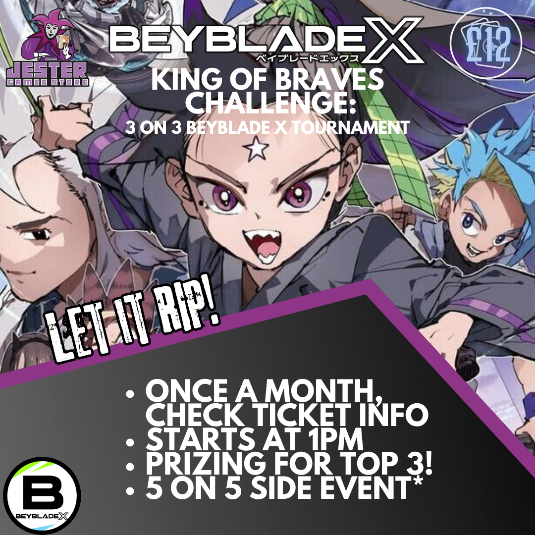 Beyblade X King of Braves Challenge: 3 0n 3 Tournament