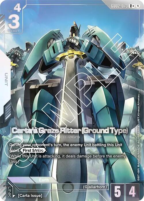 Carta's Graze Ritter (Ground Type) GD-02: Dual Impact