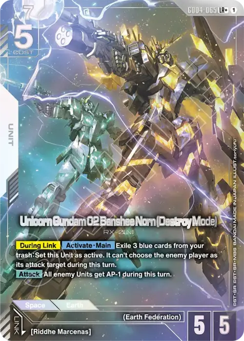 Unicorn Gundam 02 Banshee Norn (Destroy Mode) GD-04: Phantom Aria