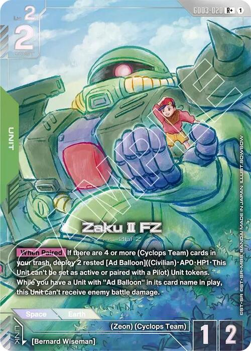 Zaku II FZ GD-03: Steel Requiem